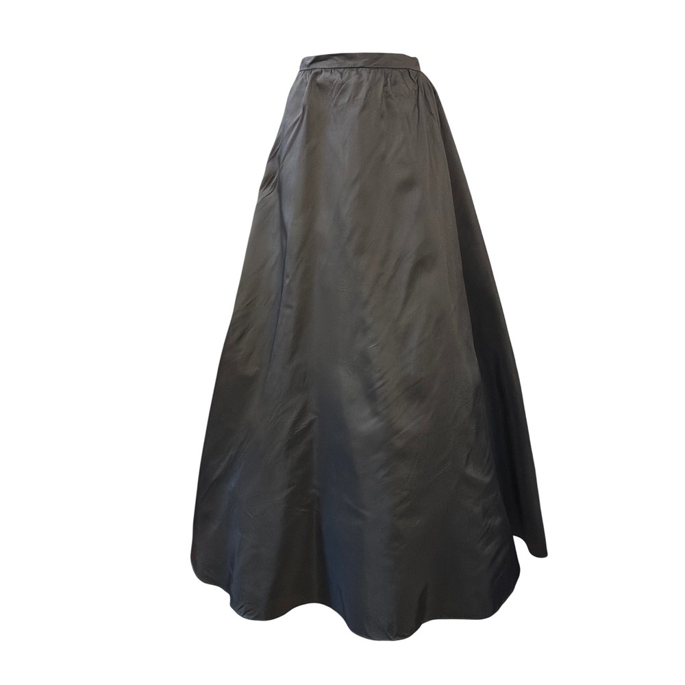Vintage Patrick Collection Maxi Skirt Formal Ballgown Goth Minimalist Noir